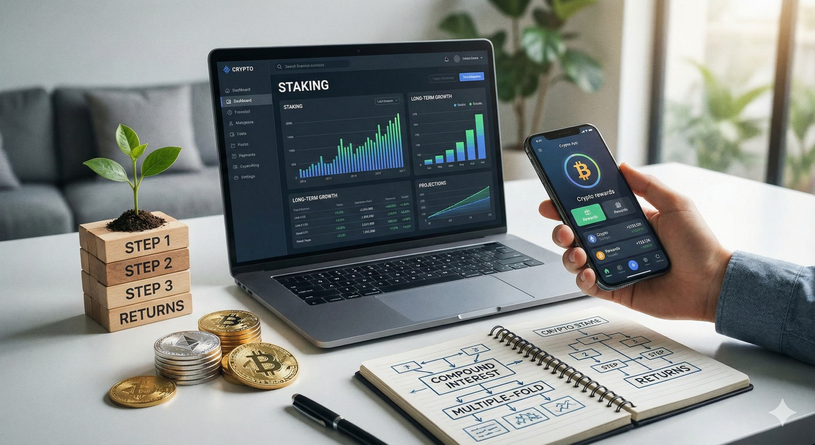 Step by Step How to Use Crypto Staking to Pursue Multiple-Fold Returns in the Long Term