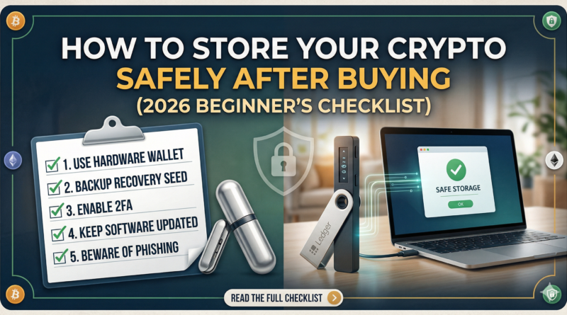 how to store crypto safely after buying